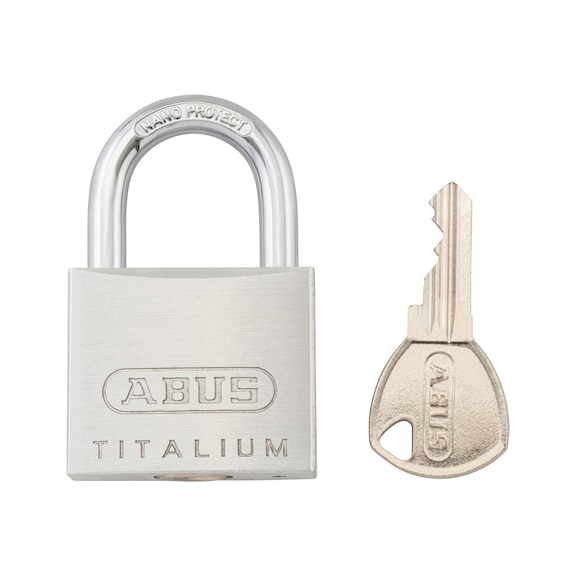 Padlock TITALIUM 64 - PADLOK-64-TI-GS1-35MM