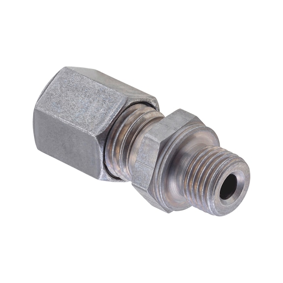 Straight screw-in fitting steel metric male - TUBFITT-ISO8434-L-SDSC-B-ST-D12-M14X1.5