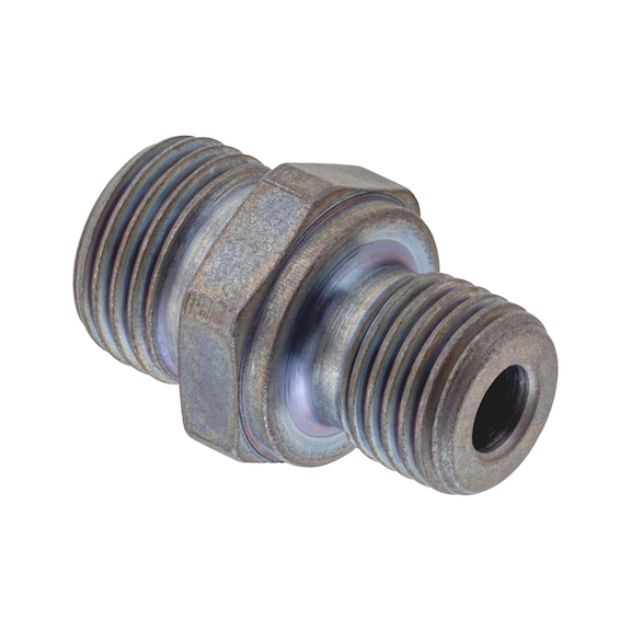Straight screw-in fitting steel BSPP M - TUBFITT-ISO8434-S-SDS-B-ST-D8-G3/8