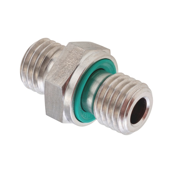 Straight screw-in conn. sst metr MT EPDM seal. - TUBFITT-ISO8434-S-SDS-E-A5-D12-M16X1,5