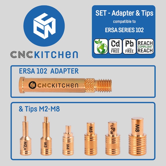 Soldering tips set Ersa series 102