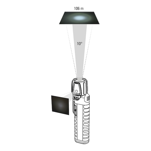 LED-Taschenlampe 4AA SUREFOOT Z0 - TLA-Z0-LED-4XAA-EX/GESCHUETZT-SUREFOOT