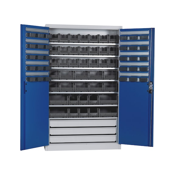 Wing door cabinet with SLB system storage boxes - 1