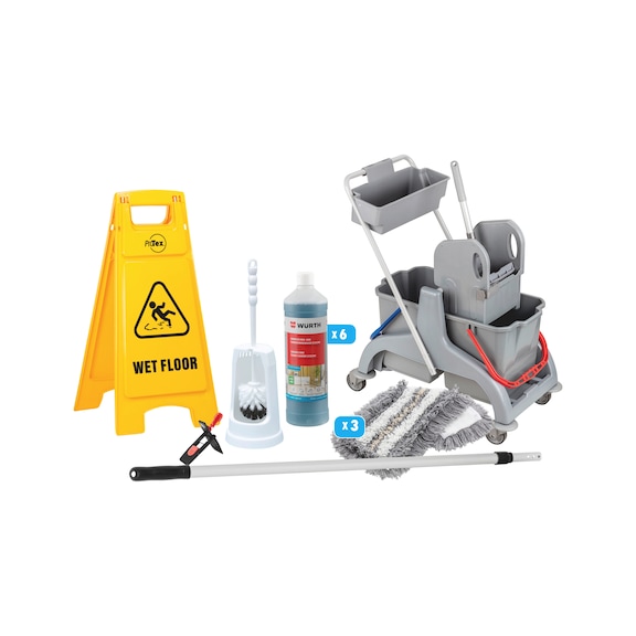 Cleaning Trolley Complete Pack