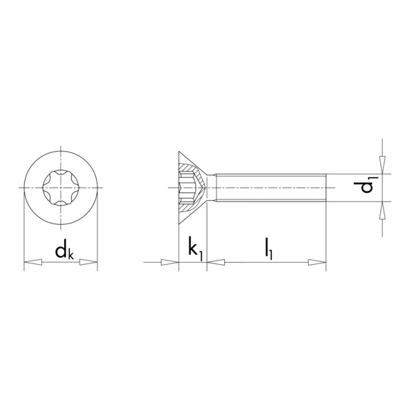 ISO 14581 Senkschraube A2 Edelstahl | WÜRTH