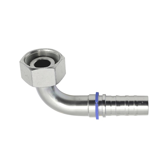 DKOS bent single connector 90° female CSFOSS90