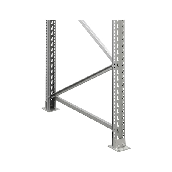 Support frame for pallet shelf - 1