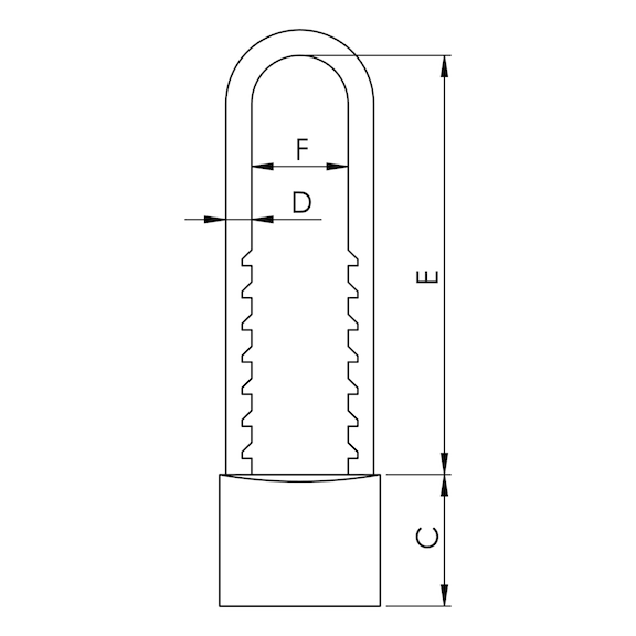 MAGNO FLEX padlock - 2