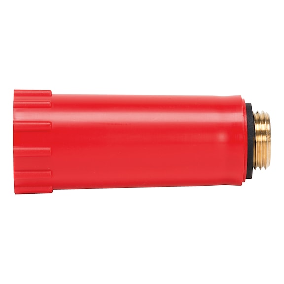 Stop end With hexagon socket - BUILDPLG-(BS-THR)-RED-1/2IN