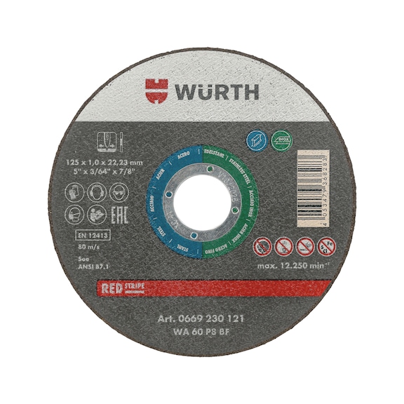 Disco de corte para acero inoxidable - DISCO DE CORTE RED LINE 230X1,9X22,23MM