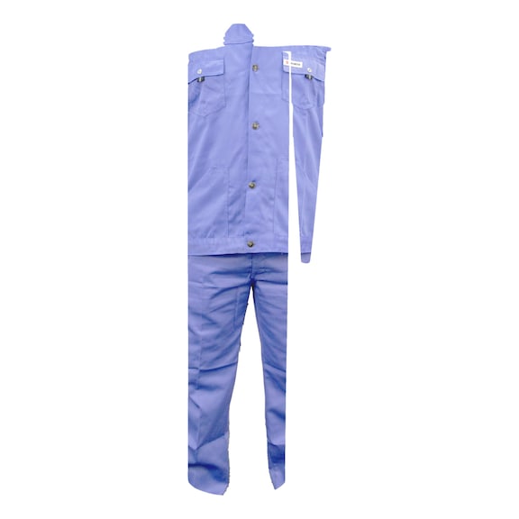 65/35% Polyester / Cotton Pant & Shirt 155gsm - WRKSUIT-PESCTN-155GSM-KHAKI-S