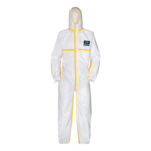 Chemical protective suit uvex 3B chem light 89843 - OVERALL-UVEX-TYP3-4-5-89843-WHITE-M