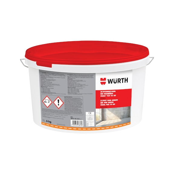 2-component epoxy resin adhesive and joint mortar