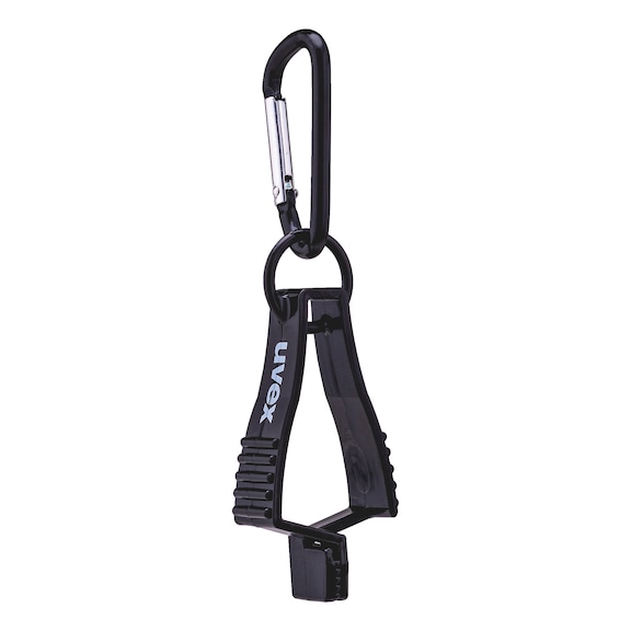 Glove holder with snap hooks - AY-CLIP-PROTGLOV-W.-CARABINER