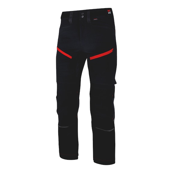 Pantalon fonctionnel - PANTALON PERFORMANCE NOIR/ROUGE 46