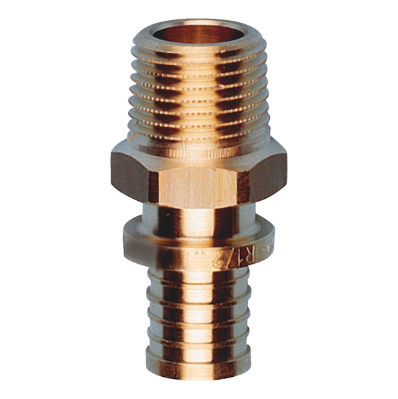 PRINETO brass transition with male thread