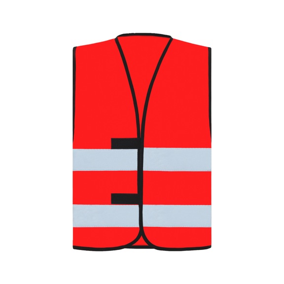 High-visibility vest Korntex logo WIS First aider - HIVISWEST-KXFW-BRNDSCHTZHLFR-RED-XL-SPC