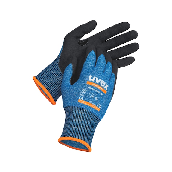 Cut-resistant glove Uvex athletic B XP - CUTPROTGLO-UVEX-ATLTIC-BXP-60036-SZ9