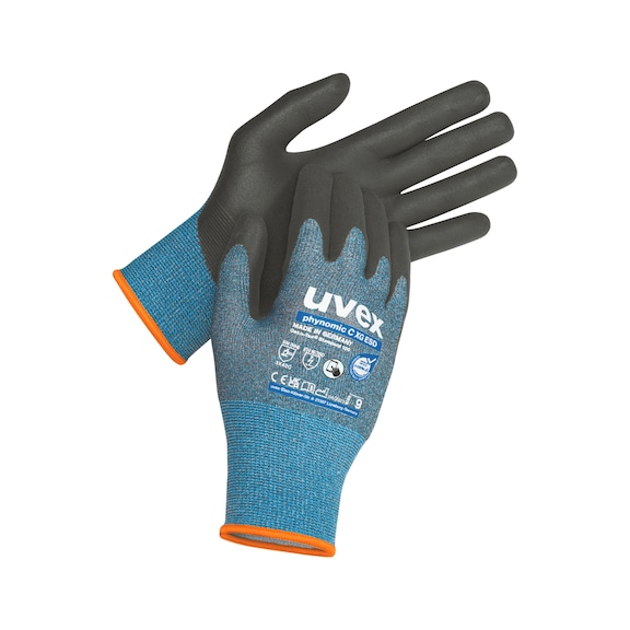 Cut-resistant glove Uvex phynomic C XG ESD - CUTPROTGLO-UVEX-PNMC-CXG-ESD-60048-SZ11