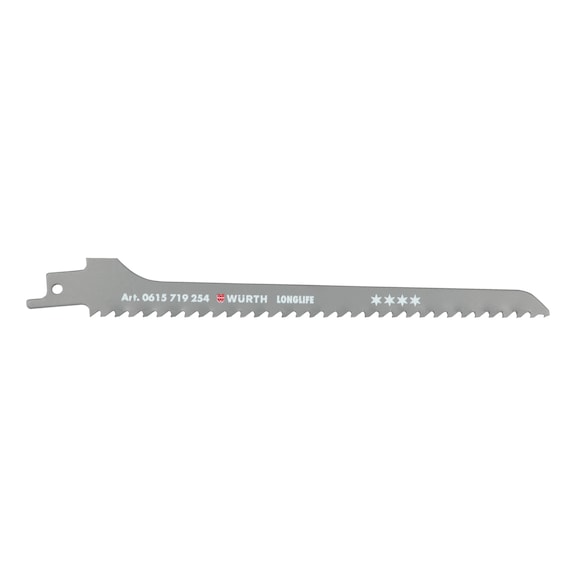 Sabre saw blade, 4S, multi-blade long-life, curved