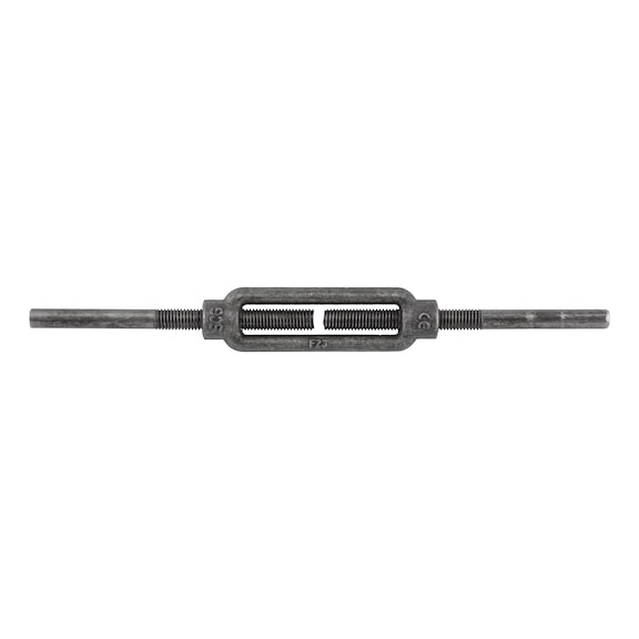 clamping screws Open construction, with welded ends - TURNBCKL-WELDONEND-DIN1480-M20