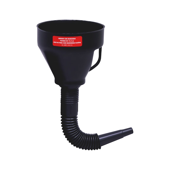 Special funnel - FUNL-FLEXIBLEHOSE-PA/PU-BLACK-D145MM