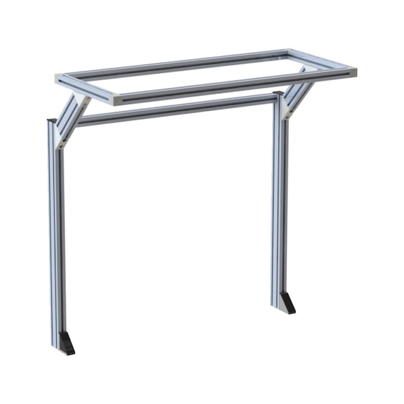 Structure for workstation with lighting - WWSS-WS-BODY-FRAME-1760X1200MM