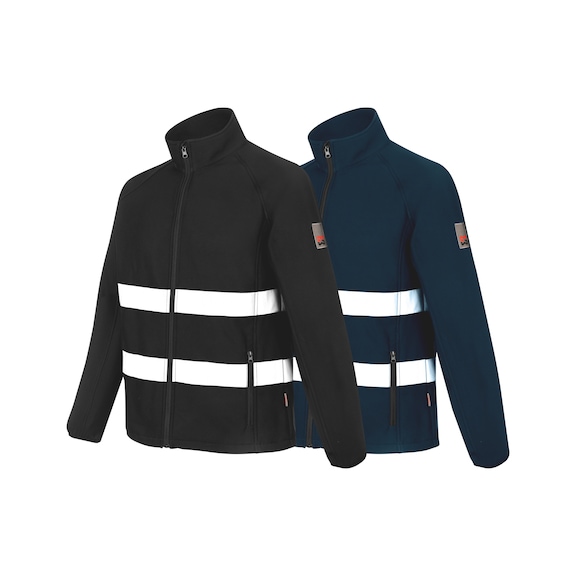 Veste softshell haute visibilité Simply Reflex - tissu déperlant