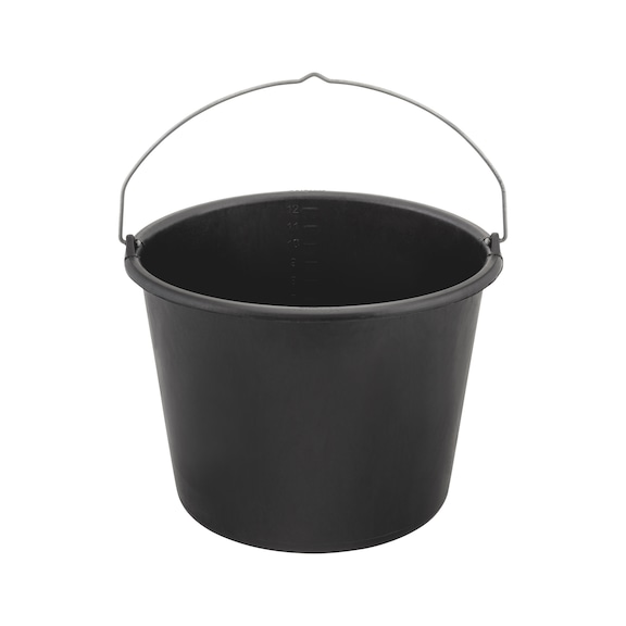 Basic builder's bucket With zinc-plated handle - BUILDBCKT-12LTR