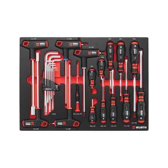 System assortment 8.4.1, screwdriver 25 pieces - SCRDRIV-SET-25TLG