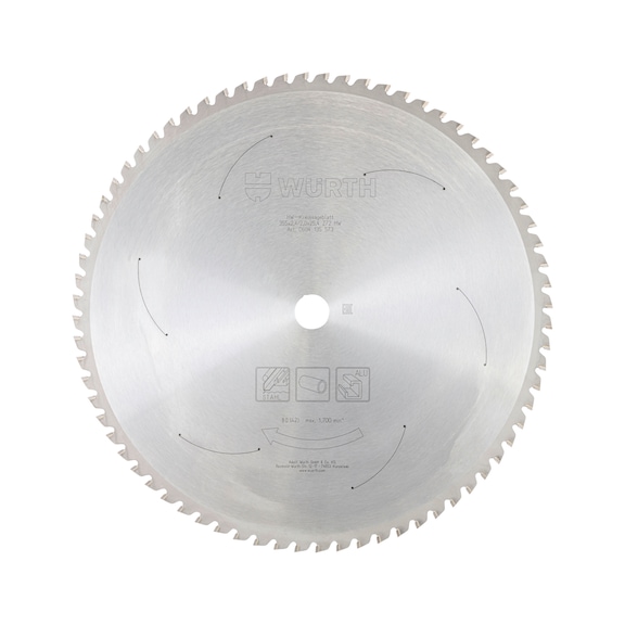 Metal Longlife circular saw blade For chop saw - CRCLSAWBLDE-MET-TC-MKS2200-355X72PX25,4