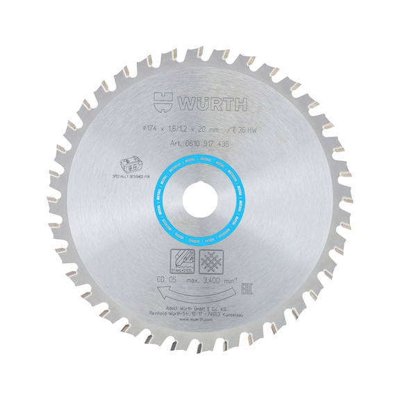 Metal circular saw blade For MHKS 28-A cordless metal hand-held circular saw