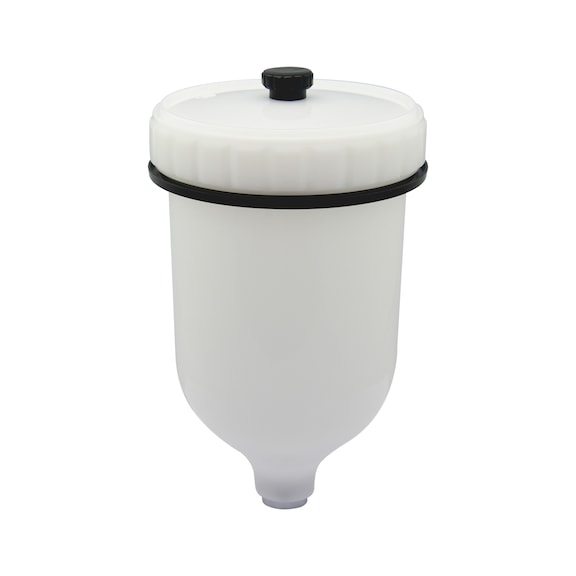 PLASTIC GRAVITY FLOW CUP 0.6 LITRES - NYLCP-F.0891702140-600ML