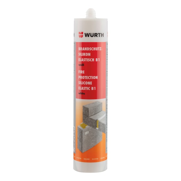 Produit d'étanchéité élastique retardateur de flamme B1 - MASTIC COUPE-FEU 4 HEURES - 310 ML