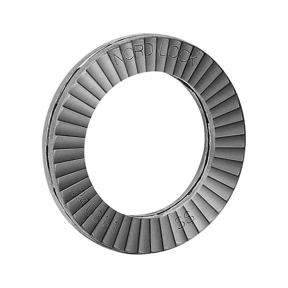 Wedge lock washer, type NLSS A4 stainless steel, narrow shape - WSH-WDGELOK-NLSS-A4-6