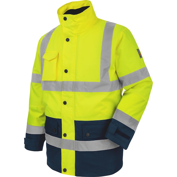 Parka de travail Lumen 4-en-1 - imperméable et haute-visibilité