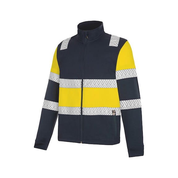 Veste sweat-shirt haute visibilité Fluo One