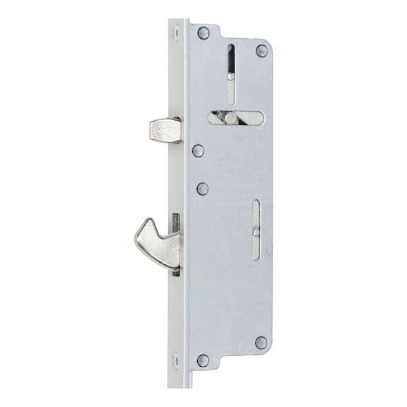 Multi-point lock with two bolts and two power wedges - MULTILOK-COMBI-SILVER-55-72-8-20