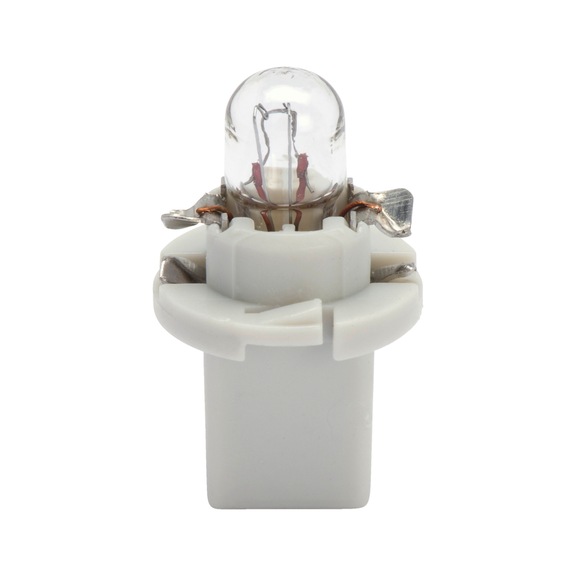 Kunststoffsockellampe für Instrumentenbeleuchtung mit Fassung - LAMP-GRAU-(EBS-N1)-24V-1,2W