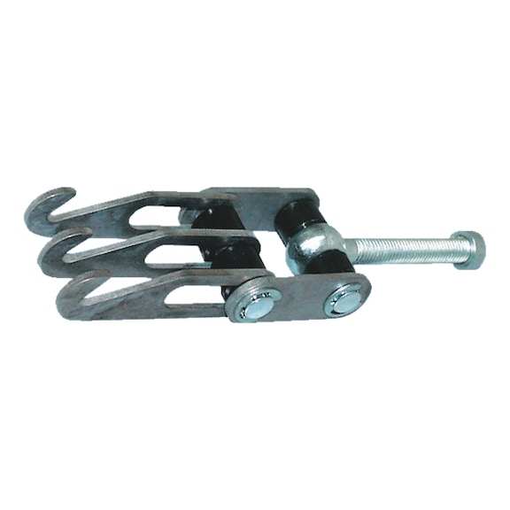 Three-finger bear claw for wiggle wire - 1