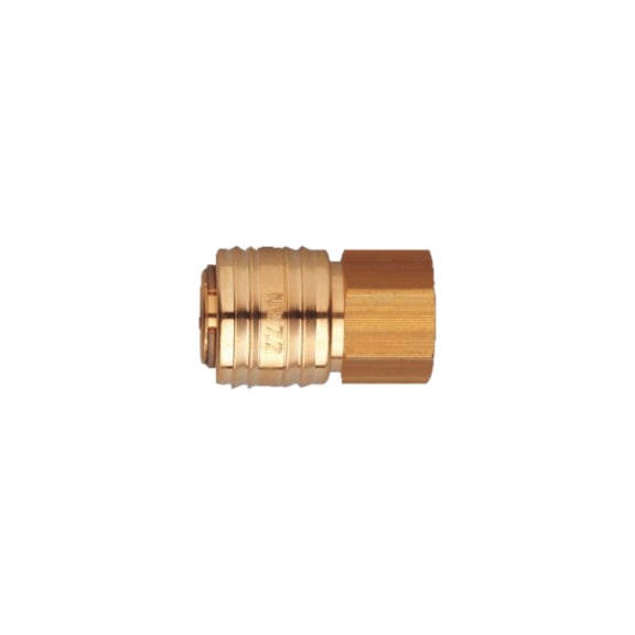 Quick-action coupling Female thread - CUPL-QCKACTION-PN-BRS-7.2IT-G1/4IN
