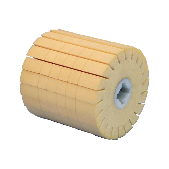 Rullo ad espansione Per anelli abrasivi in tessuto, feltro e Trizact, 100 x 100 mm