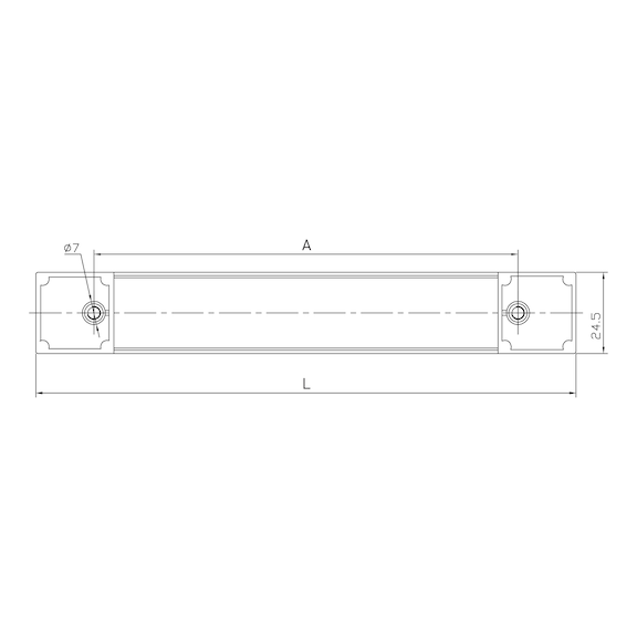 Design-Möbelgriff Bügelform Würfel - GRF-ZD-DESIGN-BÜGEL-(CR)-MATT-128MM