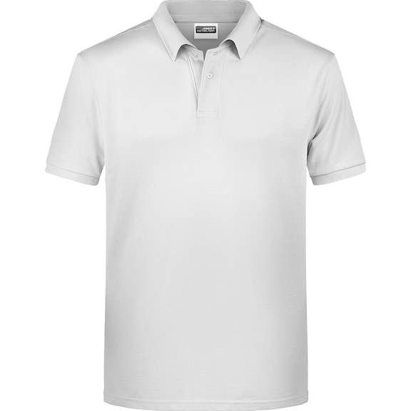 Work polo shirt - POLOSHIRT-J&N-BASIC-8010-WHITE-S