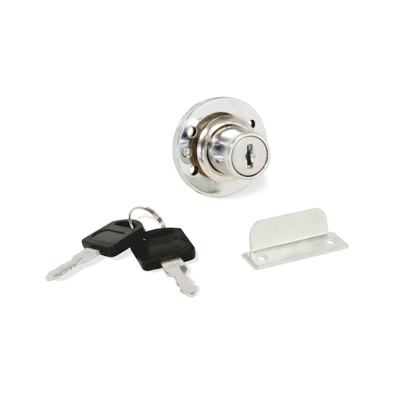 Door Lock Glass Cabinet - CYLINDER LOCK FOR DRAWER CHROME PLATE