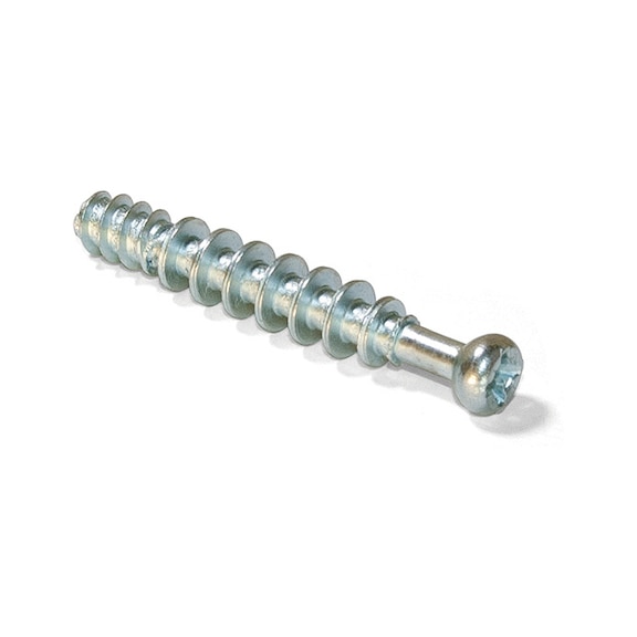 Ribbed connection pin Fastener