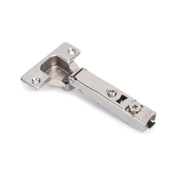 Inset hinge X71 with soft close, 105DEG Screw-on Nickel plated 1060207