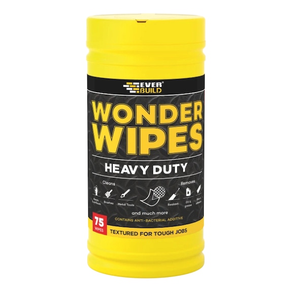 HEAVY DUTY WONDER WIPES - CLNCLTH-TEXTURED-HEAVYWIPES-WONDERWIPES