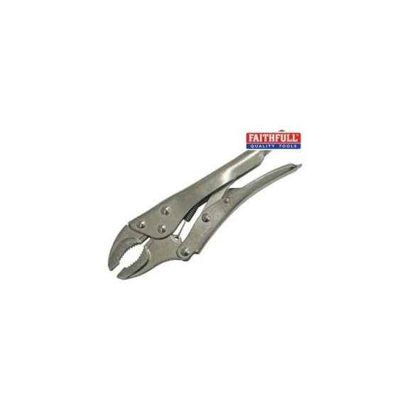 Locking pliers with half-round jaws FAITHFULL - LOKPLRS-(JAW-HRD)-CURVED-225MM