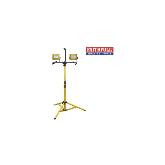 LED Twin Tripod Site Light FAITHFULL